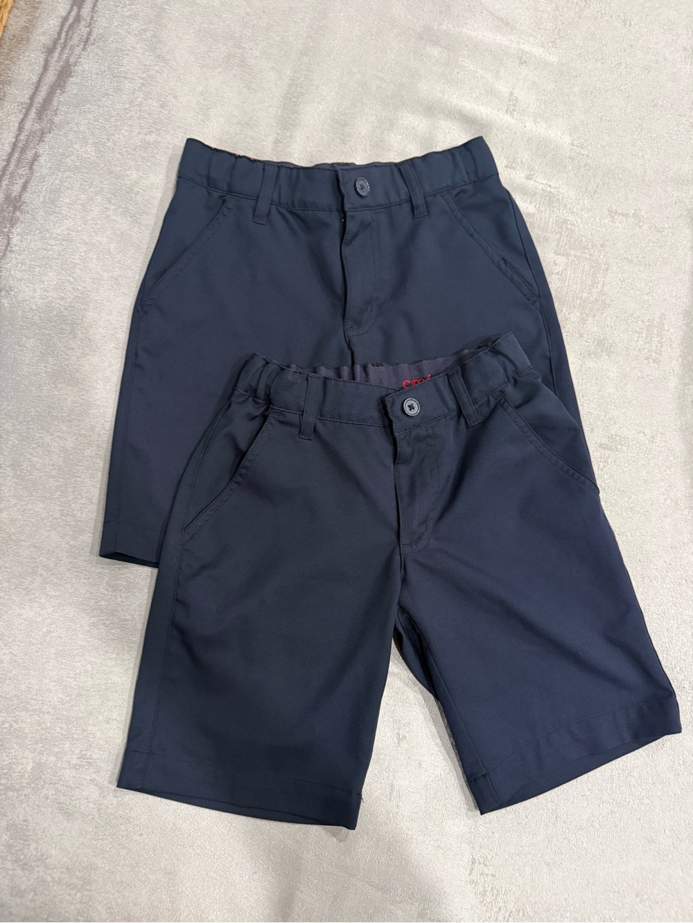 French Toast Navy School Shorts Pair for Kids